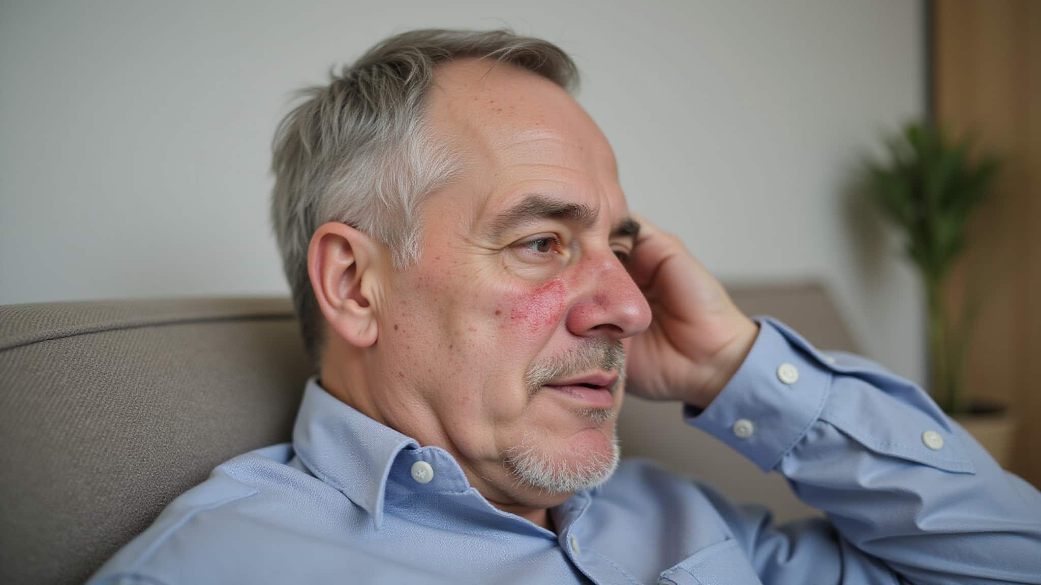 alcoholic nose not caused by alcohol