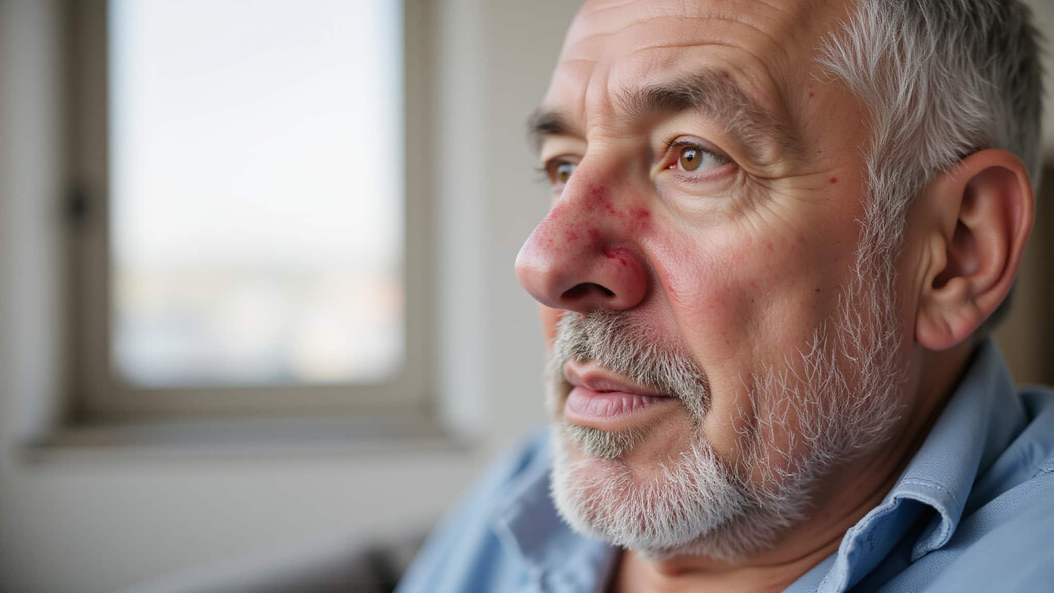 advanced phymatous rosacea changes